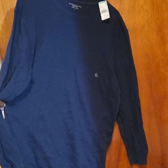 Izod Navy Blue Men's Sweater - Picture 4 of 7